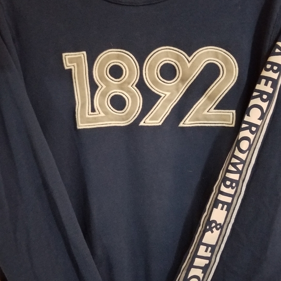 Vintage Abercrombie & Fitch 1892 Shirt M Blue - Picture 3 of 9